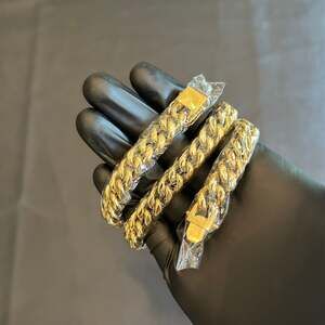 Brand New Gold 12mm 20 Inch Solid Chain Heavy